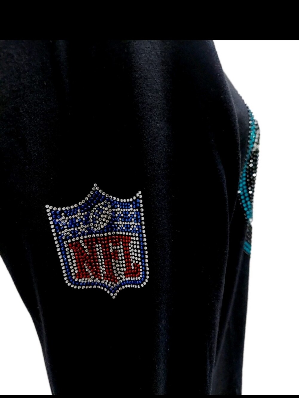 Philadelphia Eagles Rhinestone Long Sleeve-Shirt - Picture 4 of 5